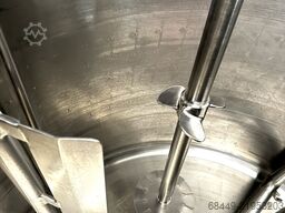 Terlet Verticale kook-roerketel met schraapwerk