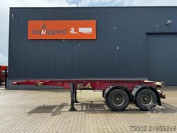 Krone 2-axle 20FT chassis, BPW + drumbrakes, airsuspe...