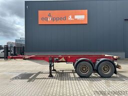 Krone 2-assig 20FT chassis / BPW + trommel / luchtver...