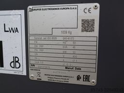 Atlas Copco QAS 40 ST3 Valid inspection, Diesel, 40 kVA
