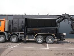 Mercedes-Benz ACTROS 4144 8X4 RSP 10M3 SAUGBAGGER SUCTION VACUUM