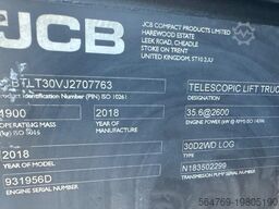 JCB TLT30D /2018/6062 hours/New price