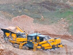 FABO Mobile Tracked Impact Crusher 450-500 tph FTI-130S