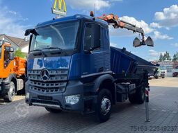 MERCEDES-BENZ Arocs 1833 K 4x2 2-Achs Kipper Kran Atlas 105.2