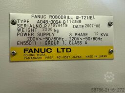 FANUC Robodrill Alpha T21iEL          5 axis