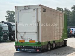 MENKE-JANZEN 2.Stock Viehanhänger, Hubdach, Liftachse