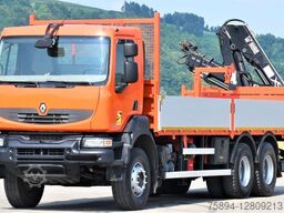 RENAULT KERAX 410 * HIAB 144 B-3 HIDUO / 6x4 * TOP