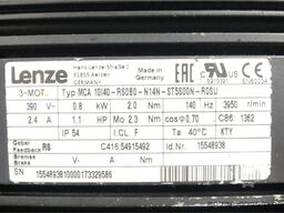 Lenze MCA 10I40-RS0B0 - n14N-ST5S00N-R0SU Servomotor SN 1554893810000173329586