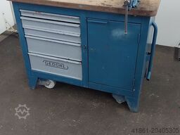 GEDORE 1100 x 650 x H 900  fahrbar