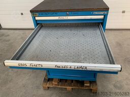 Armoire de rangement d'atelier LISTA 7 tiroirs