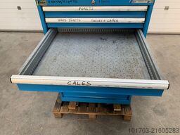 Armoire de rangement d'atelier LISTA 7 tiroirs