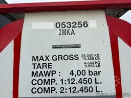 Van Hool 20FT  24.900L / 2 comp (2x 12.450L) / UN PORTAB...