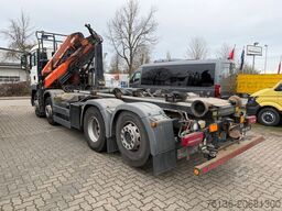 MAN TGS 35.400 Abrollkipper Meiller Krans Atlas 12,1