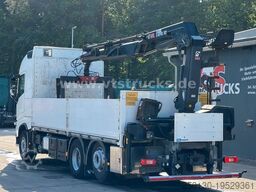 VOLVO FH 420 6x2 Pritsche+HIAB Ladekran Lenk-/Lift EU6