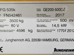 Jungheinrich EFG 535k 3.5t/ 5m/ 2424mh/ 4v