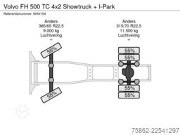 Volvo FH 500 TC 4x2 Showtruck + I-Park