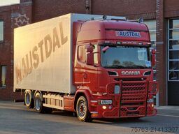 Scania R580 V8 Topline 6x2 - Box with sidedoors - Reta...