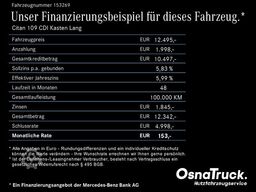 MERCEDES-BENZ Citan 109 CDI Kasten Lang Klima, Kamera, AHK