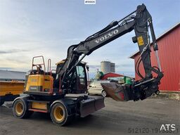 Volvo EWR130 Wheel Excavator w/ Rototilt and 2 buckets.