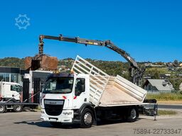 DAF LF 310 * Kipper 4,60 m + KRAN / Bordmatic!