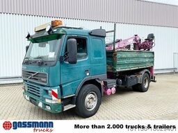 Volvo FM12-420 4x2 mit Heckkran Jonsered 1090, Hochsitz