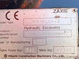 Hitachi ZX 670 LCH-3