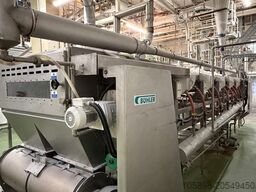 Buhler Pasta steamer / cooking belt.  7.8m long.  1m wide belt.