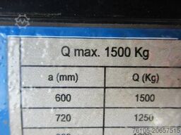 Volvo FL 240 Schuifzeil + Klep 1500 kg Euro 6