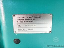 Deckel Maho 2238-4630 Rundtisch SN: 0174 für FP4-60 Maschine