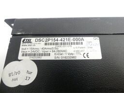  ETEL DSC2P154-421E-000A Servo Drive SN: 016232982