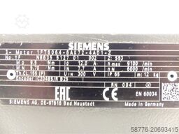 Siemens 1FT6064-6AK72-4AD1 - Z Z=S53 SN: YFN8635512701002 Synchronmotor
