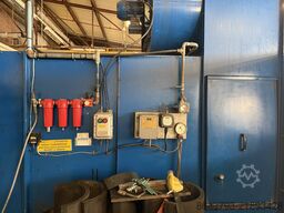 PSW Industrial Spray Booths Paint Line with Conveyor, Extraction & W