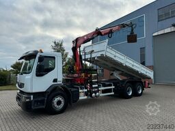 RENAULT Premium Lander 310.26 6x4 Kipper /Kran
