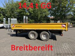 Müller Mitteltal TA-2  14,4 t Tandemkipper- Tieflader, Breitbereift