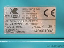 Berg & Schmidt GBS 250 Super AutoCut 2-stufig