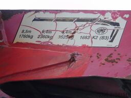 DAF CF 85.380 + MANUAL + HMF 1680 + HYVA + 6X2