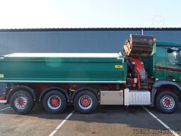 Mercedes-Benz AROCS 3542 8X4 2 SIDE TIPPER WITH HMF Z 1943 CR...