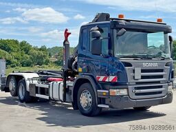 SCANIA P 360 * ABROLLKIPPER * HIAB 111 BS -2 HIDUO/FUNK