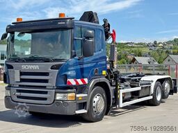 SCANIA P 360 * ABROLLKIPPER * HIAB 111 BS -2 HIDUO/FUNK