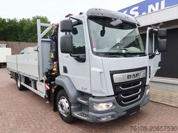 DAF LF 260 Openwagen+ Kraan Fassi F85 B023+ Radio c...