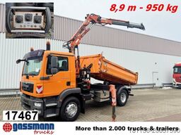 MAN TGM 18.290 4X2 BB mit Kran Atlas AK 92.2-A2, Funk