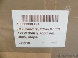 GMN HF-Spindel HSP150DH 381 12kW / 350Hz 7000rpm 400V SN376010 --