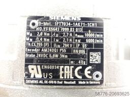 Siemens 1FT7034-1AK71-1CH1 Synchronmotor Encoder AM24DQI SN: YFK5643709903013