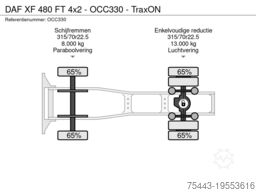 DAF XF 480 FT 4x2 - OCC330 - TraxON