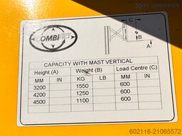 Combilift WR / DUPLEX / 4.5M / 2017 / ONLY 30 H