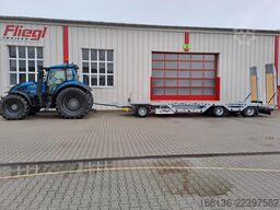 Fliegl Tiefladeanhänger mit gerader Plattform