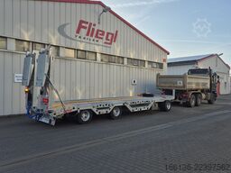 Fliegl Tiefladeanhänger mit gerader Plattform