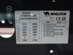Wielton 3 Asser. Gesloten met Dhollandia klep 2500 kg L...
