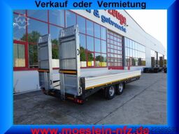Möslein TTT 11 5,2 BR Weiß  Neuer Tandemtieflader mit Breiten Rampen