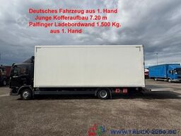 MAN TGL 12.250 Koffer 7.20m Ladebordwand1.5t. 1.Hand